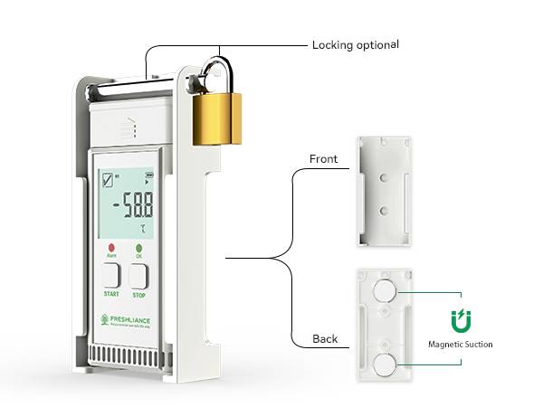 Atlas Pro-IUT مسجل بيانات درجة حرارة للثلج الجاف