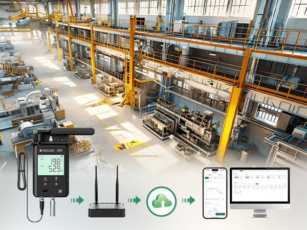 LT200 موديل LoRa – مسجل بيانات بيئي لاسلكي في الوقت الفعلي للمنشآت الكبيرة يعتمد على تقنية 